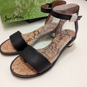 Sam Edelman Teri Women's Metallic Open Toe Heel Sandals